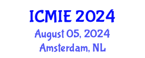 International Conference on Mechatronics, Manufacturing and Industrial Engineering (ICMIE) August 05, 2024 - Amsterdam, Netherlands