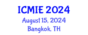 International Conference on Mechatronics, Manufacturing and Industrial Engineering (ICMIE) August 15, 2024 - Bangkok, Thailand