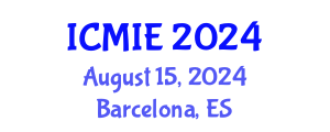 International Conference on Mechatronics, Manufacturing and Industrial Engineering (ICMIE) August 15, 2024 - Barcelona, Spain