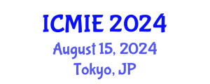 International Conference on Mechatronics, Manufacturing and Industrial Engineering (ICMIE) August 15, 2024 - Tokyo, Japan