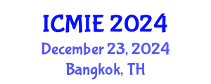International Conference on Mechatronics, Manufacturing and Industrial Engineering (ICMIE) December 23, 2024 - Bangkok, Thailand