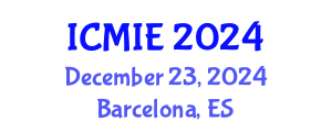 International Conference on Mechatronics, Manufacturing and Industrial Engineering (ICMIE) December 23, 2024 - Barcelona, Spain