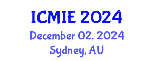 International Conference on Mechatronics, Manufacturing and Industrial Engineering (ICMIE) December 02, 2024 - Sydney, Australia