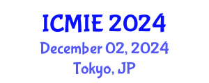 International Conference on Mechatronics, Manufacturing and Industrial Engineering (ICMIE) December 02, 2024 - Tokyo, Japan