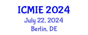 International Conference on Mechatronics, Manufacturing and Industrial Engineering (ICMIE) July 22, 2024 - Berlin, Germany