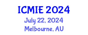 International Conference on Mechatronics, Manufacturing and Industrial Engineering (ICMIE) July 22, 2024 - Melbourne, Australia
