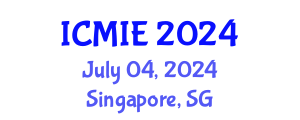 International Conference on Mechatronics, Manufacturing and Industrial Engineering (ICMIE) July 04, 2024 - Singapore, Singapore