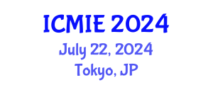 International Conference on Mechatronics, Manufacturing and Industrial Engineering (ICMIE) July 22, 2024 - Tokyo, Japan