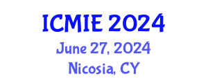 International Conference on Mechatronics, Manufacturing and Industrial Engineering (ICMIE) June 27, 2024 - Nicosia, Cyprus