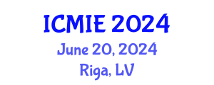 International Conference on Mechatronics, Manufacturing and Industrial Engineering (ICMIE) June 20, 2024 - Riga, Latvia
