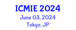 International Conference on Mechatronics, Manufacturing and Industrial Engineering (ICMIE) June 03, 2024 - Tokyo, Japan