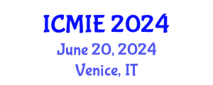 International Conference on Mechatronics, Manufacturing and Industrial Engineering (ICMIE) June 20, 2024 - Venice, Italy