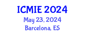 International Conference on Mechatronics, Manufacturing and Industrial Engineering (ICMIE) May 23, 2024 - Barcelona, Spain