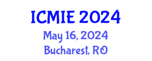 International Conference on Mechatronics, Manufacturing and Industrial Engineering (ICMIE) May 16, 2024 - Bucharest, Romania