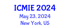 International Conference on Mechatronics, Manufacturing and Industrial Engineering (ICMIE) May 23, 2024 - New York, United States
