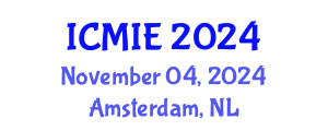 International Conference on Mechatronics, Manufacturing and Industrial Engineering (ICMIE) November 04, 2024 - Amsterdam, Netherlands