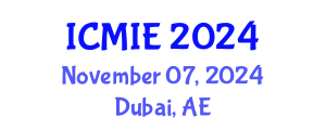 International Conference on Mechatronics, Manufacturing and Industrial Engineering (ICMIE) November 07, 2024 - Dubai, United Arab Emirates