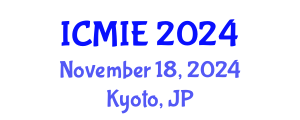 International Conference on Mechatronics, Manufacturing and Industrial Engineering (ICMIE) November 18, 2024 - Kyoto, Japan
