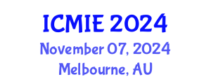 International Conference on Mechatronics, Manufacturing and Industrial Engineering (ICMIE) November 07, 2024 - Melbourne, Australia