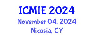 International Conference on Mechatronics, Manufacturing and Industrial Engineering (ICMIE) November 04, 2024 - Nicosia, Cyprus