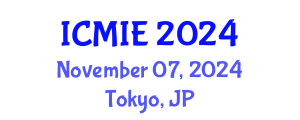 International Conference on Mechatronics, Manufacturing and Industrial Engineering (ICMIE) November 07, 2024 - Tokyo, Japan