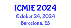 International Conference on Mechatronics, Manufacturing and Industrial Engineering (ICMIE) October 24, 2024 - Barcelona, Spain