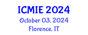 International Conference on Mechatronics, Manufacturing and Industrial Engineering (ICMIE) October 03, 2024 - Florence, Italy