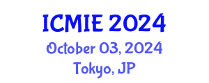 International Conference on Mechatronics, Manufacturing and Industrial Engineering (ICMIE) October 03, 2024 - Tokyo, Japan