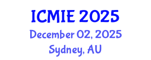 International Conference on Mechatronics, Manufacturing and Industrial Engineering (ICMIE) December 02, 2025 - Sydney, Australia