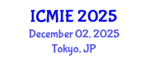 International Conference on Mechatronics, Manufacturing and Industrial Engineering (ICMIE) December 02, 2025 - Tokyo, Japan