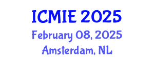 International Conference on Mechatronics, Manufacturing and Industrial Engineering (ICMIE) February 08, 2025 - Amsterdam, Netherlands