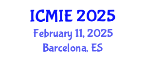 International Conference on Mechatronics, Manufacturing and Industrial Engineering (ICMIE) February 11, 2025 - Barcelona, Spain