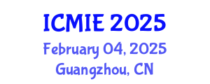 International Conference on Mechatronics, Manufacturing and Industrial Engineering (ICMIE) February 04, 2025 - Guangzhou, China