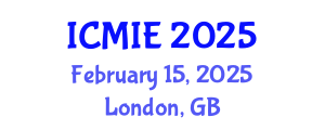 International Conference on Mechatronics, Manufacturing and Industrial Engineering (ICMIE) February 15, 2025 - London, United Kingdom