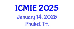 International Conference on Mechatronics, Manufacturing and Industrial Engineering (ICMIE) January 14, 2025 - Phuket, Thailand