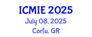 International Conference on Mechatronics, Manufacturing and Industrial Engineering (ICMIE) July 08, 2025 - Corfu, Greece