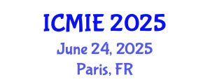 International Conference on Mechatronics, Manufacturing and Industrial Engineering (ICMIE) June 24, 2025 - Paris, France