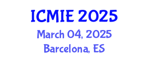 International Conference on Mechatronics, Manufacturing and Industrial Engineering (ICMIE) March 04, 2025 - Barcelona, Spain