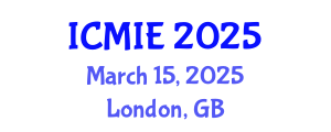 International Conference on Mechatronics, Manufacturing and Industrial Engineering (ICMIE) March 15, 2025 - London, United Kingdom