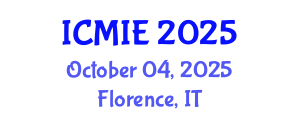 International Conference on Mechatronics, Manufacturing and Industrial Engineering (ICMIE) October 04, 2025 - Florence, Italy