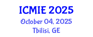 International Conference on Mechatronics, Manufacturing and Industrial Engineering (ICMIE) October 04, 2025 - Tbilisi, Georgia