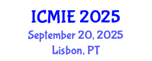 International Conference on Mechatronics, Manufacturing and Industrial Engineering (ICMIE) September 20, 2025 - Lisbon, Portugal