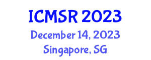 International Conference on Mechatronics System and Robots (ICMSR) December 14, 2023 - Singapore, Singapore