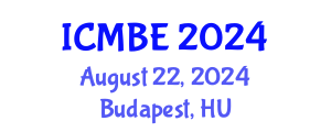 International Conference on Medical and Biological Engineering (ICMBE) August 22, 2024 - Budapest, Hungary