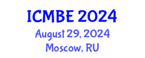 International Conference on Medical and Biological Engineering (ICMBE) August 29, 2024 - Moscow, Russia