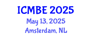 International Conference on Medical and Biological Engineering (ICMBE) May 13, 2025 - Amsterdam, Netherlands