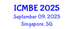 International Conference on Medical and Biological Engineering (ICMBE) September 09, 2025 - Singapore, Singapore
