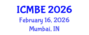 International Conference on Medical and Biological Engineering (ICMBE) February 16, 2026 - Mumbai, India International Conference on Medical and Biological Engineering (ICMBE) February 16, 2026 - Mumbai, India
