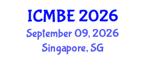 International Conference on Medical and Biological Engineering (ICMBE) September 09, 2026 - Singapore, Singapore