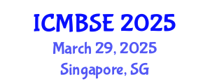 International Conference on Medical and Biological Systems Engineering (ICMBSE) March 29, 2025 - Singapore, Singapore